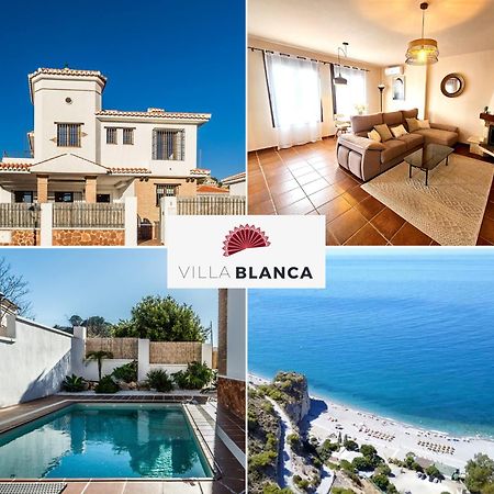 Villa Blanca - Piscina De Sal, Playa 15Mn, Sierra Vélez de Benaudalla المظهر الخارجي الصورة
